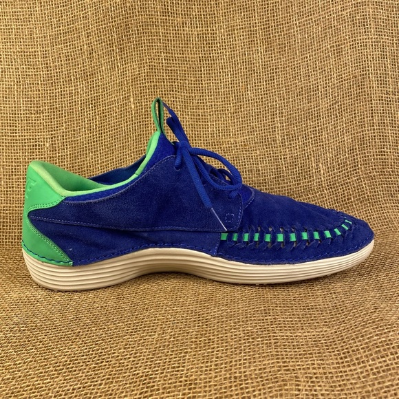 🛑SOLD🛑   Nike running shoe moccasins casual solblue mens size 14 - Picture 5 of 10